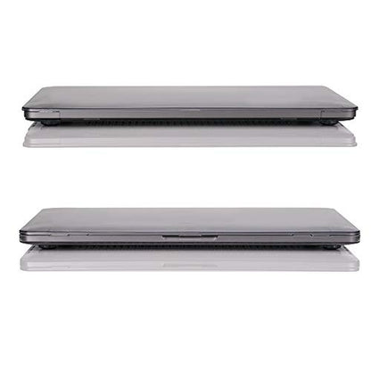 RUBAN Compatible with MacBook Pro 13 inch Case 2023, 2022, 2021-2016 M2 M1 A2338 A2289 A2159 A2251 A1989 A1708 A1706 with/Without Touch Bar, Snap On Hard Shell Case Cover (Crystal Clear) - color: Crystal Clear