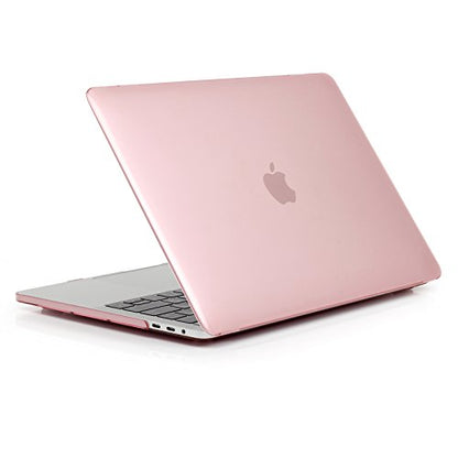 RUBAN Compatible with MacBook Pro 13 inch Case 2023, 2022, 2021-2016 M2 M1 A2338 A2289 A2159 A2251 A1989 A1708 A1706 with/Without Touch Bar, Snap On Hard Shell Case Cover (Crystal Rose) - color: Crystal Rose