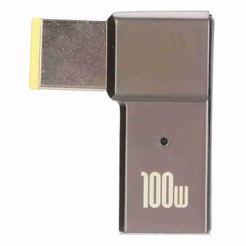 Generic USB C to Slim Tip Adapter, 100W PD Fast Charging Adapter, Built in Smart Chip with Compatibility for ThinkPad X1 Yoga T Series, Ideal for Laptops