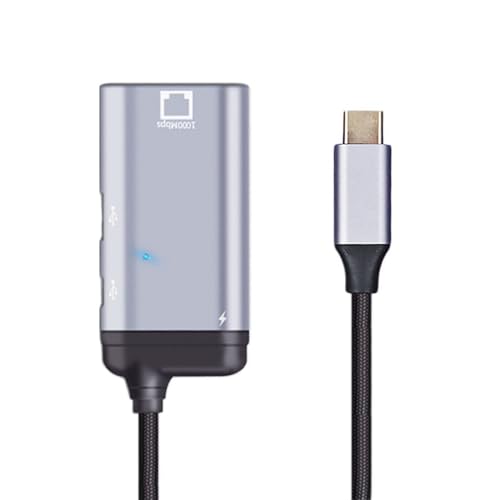USB-C Type-C USB3.1 to 1000Mbps Gigabit Ethernet Network LAN Adapter with Female PD Power Port - style: USB-C to LAN 1000Mbps+PD+OTG