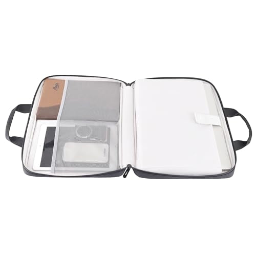 DOMISO 17 inch Laptop Sleeve Case,Waterproof Laptop Bag with Handle,Shockproof Protective Notebook PC Case Compatible with Acer/Lenovo/HP/Chromebook/Dell/MSI,Black