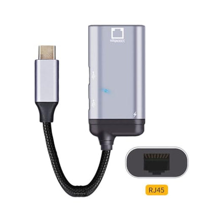 USB-C Type-C USB3.1 to 1000Mbps Gigabit Ethernet Network LAN Adapter with Female PD Power Port - style: USB-C to LAN 1000Mbps+PD+OTG