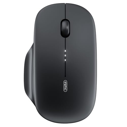 INPHIC M1 II Wireless Mouse Bluetooth, 80g Tri-Mode (Bluetooth 5.0/4.0+USB) Computer Mouse, Visible Battery Leval, Type-C Charging, for Windows/PC/Mac/Tablet/Laptop - Black - color: Black, style: Tri-Mode
