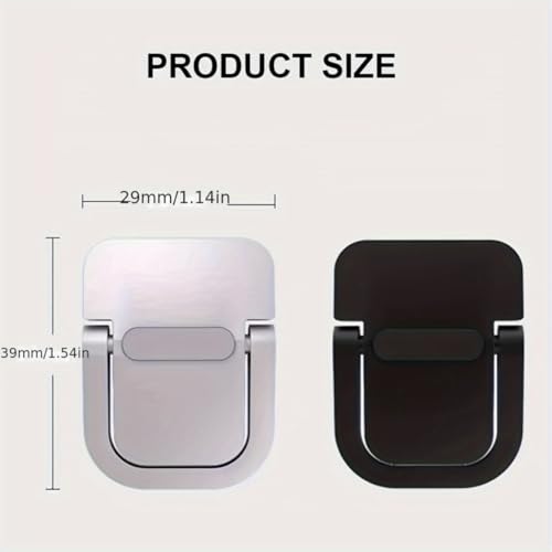 Compact Portable Laptop Stand: Invisible, Foldable, Ergonomic Desk Support for 10-18 Inch Laptops, Tablets, Keyboards, and Phones - ABS Material (Silvery)