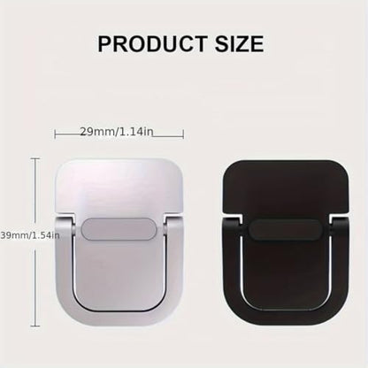 Compact Portable Laptop Stand: Invisible, Foldable, Ergonomic Desk Support for 10-18 Inch Laptops, Tablets, Keyboards, and Phones - ABS Material (Silvery)