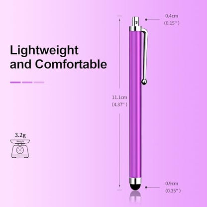 40 Pack Stylus Pen,Stylus Pen for Touchscreen | High Precision Sensitivity for Everyday Writing/Drawing,Universal Stylus Compatible with Touch Screens,10 Colors - color: 40-Pack