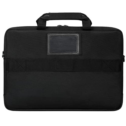 Targus 12-14" Laptop Bag for Business and Travel, Black - Computer Messenger Bag for Men and Women, Durable Water-Resistant Material, Fits 12-14" Laptops and Chromebooks (TBS579GL)