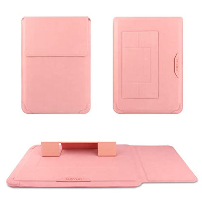 HoYiXi 15 16 Inch Laptop Sleeve Case Leather Bag for MacBook Pro 16 2021 & 2019/ASUS Vivobook 15/Huawei MateBook D15/HP 15.6" PC/MacBook Pro 15/Surface Laptop 3/Dell Inspiron 15/IdeaPad, Pink - color: Pink, size: 15-16 in