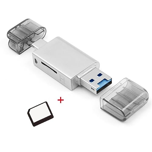 xiwai USB-C Type C/USB 2.0 to NM Nano Memory Card TF Micro SD Card Reader for Huawei Mobile Phone Laptop - style: USB-C to TF+NM