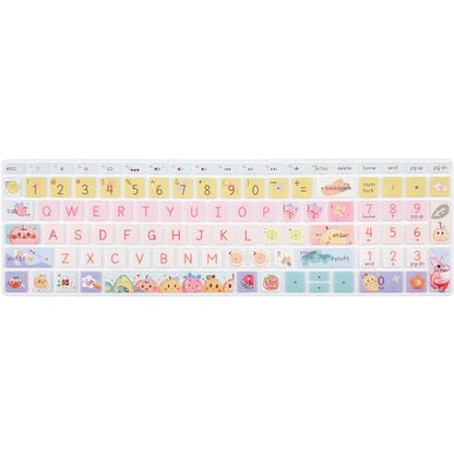 Keyboard Cover for HP Envy x360 15.6''Series/HP Pavilion 15/ HP Pavilion x360 15.6” Series/HP Envy 17 17.3" Series/HP Laptop 15t 17t 17-ca0011nr 17-by0040nr,Cute Fruits - color: Cute Fruits