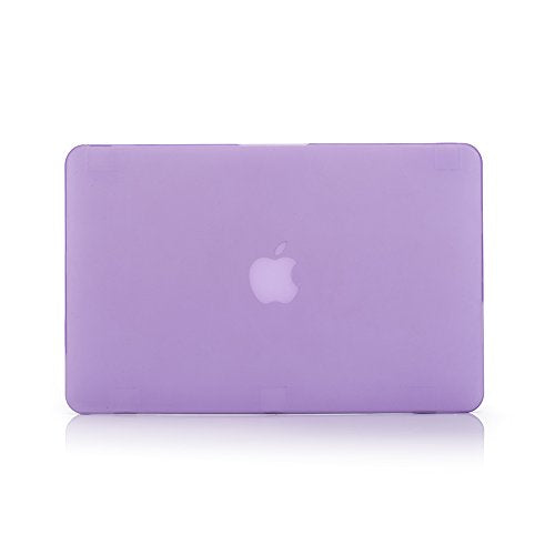 RUBAN Case Compatible with MacBook Air 13 Inch (Models: A1369 & A1466, Older Version 2010-2017 Release), Slim Snap On Hard Shell Protective Cover and Keyboard Cover, Purple - color: Purple