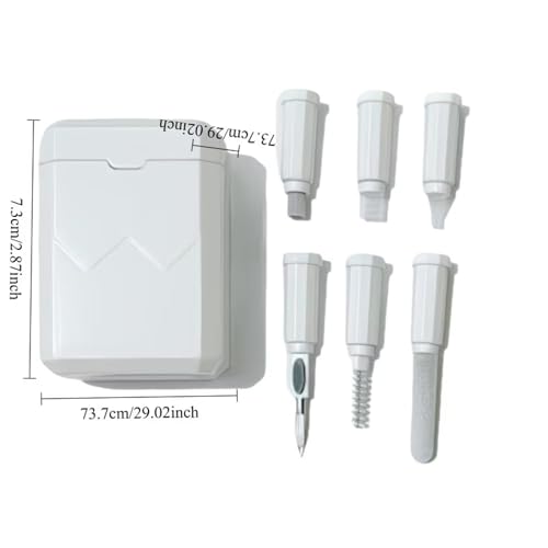 7-in-1 Cleaning Kit: Multifunctional Cleaning Tool Set (for AirPods, Keyboards, Mobile Phones, & Cameras) — Includes Multi-Purpose Deep-Cleaning Brushes and Portable Storage Case