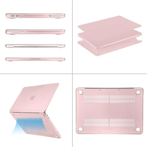 MOSISO Compatible with MacBook Neo Case 13 inch 2026 A3404 A18 Pro Chip | Scratch-Resistant Ultra-thin Protective Hard Shell Case Cover, Baby Pink - color: Baby Pink