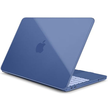 Batianda CrystalAir Case for MacBook Neo 13 Inch 2026, Crystal Indigo | 4-in-1 Bundle Ultra Clear Slim Hard Shell, Lightweight Everyday Protection for MacBook Neo 13 Inch 2026 Model A3404 - color: Crystal Indigo