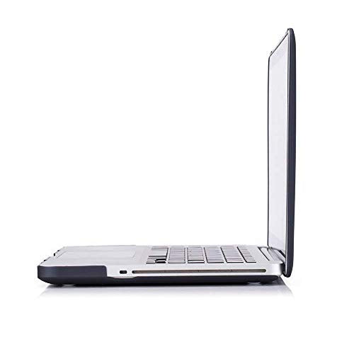 RUBAN Case Compatible with Old MacBook Pro 15 inch 2011 2010 2009 Release A1286, Plastic Hard Case Shell and Keyboard Cover for Older Version MacBook Pro 15 Inch with CD-ROM - Black - color: Black