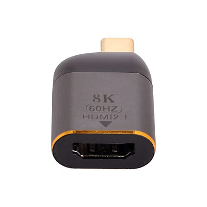 xiwai USB4 USB-C Type-C Source to Female HDMI 2.0 Display 8K 60HZ UHD 4K HDMI Male Monitor Adapter - style: USB-C Type-C Male to HDMI 2.0 Female 8K 60HZ