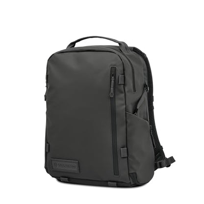 WANDRD PRVKE Zip 21L V4 Camera Backpack – Weatherproof Travel Bag with Laptop Sleeve, Expandable Rolltop and Quick Side Access - color: Black, size: 21L (Bag Only), style: Zip