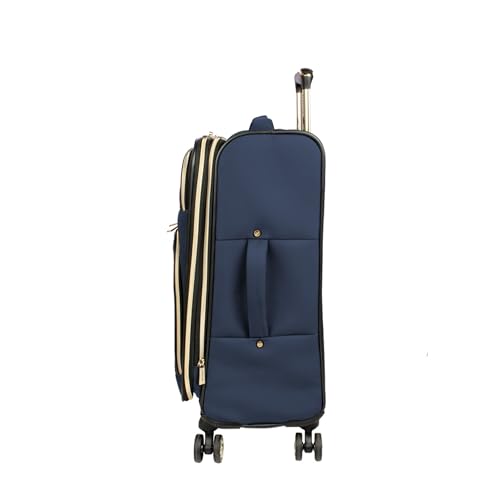 Kenneth Cole REACTION Chelsea Chevron Quilted Luggage, Navy, 3-Piece Set (20"/24"/28") - color: Navy, size: 3-Piece Set (20"/24"/28")