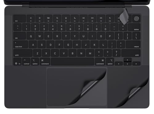 Palm Rest Protector Skin Cover Sticker, Scratches and Wear Protection, for 2026-2021 MacBook Pro 14 Inch M5-M1 Pro/Max A3426 A3427 A3434 A3112 A2918 A2992, MacBook Pro 14" Accessories, Space Black - color: Space Black, size: 2021-2026 MacBook Pro 14"