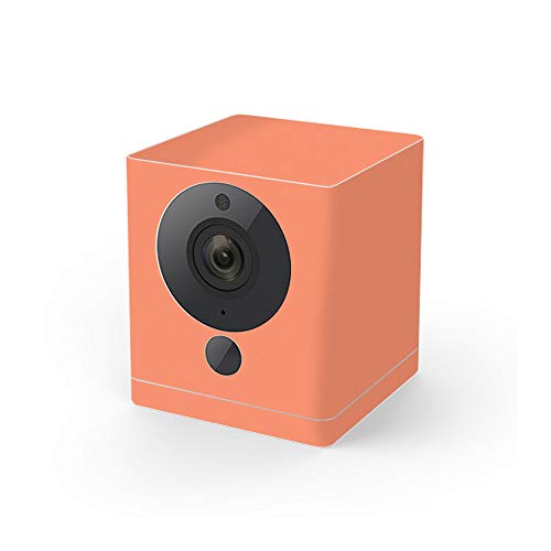 MightySkins Skin Compatible with Wyze Cam V2 - Solid Peach | Protective, Durable, and Unique Vinyl Decal wrap Cover | Easy to Apply, Remove, and Change Styles | Made in The USA - color: Peach