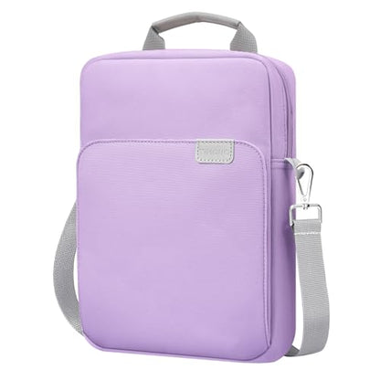 TiMOVO 9-11" Tablet Sleeve Bag Carrying Case with Strap, Purple | Fits iPad A16 11", Pad Air 11/5th & 4th 10.9", 10th Gen/10.2", Galaxy Tab A11 Plus, Multi-Pocket, Handle, Padded Protection - color: Ad-Purple, size: 9-11