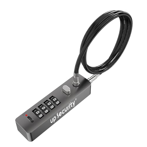 Bike Lock Cable 23.6" for Bicycle Scooter, Small Combination Cable Lock with Code for Luggage Suitcase Backpack Travel Safe, Combo Chain Padlock, for Fridge, Outdoor Fence Gate, Locker - color: Grey, 23.6"(60cm)
