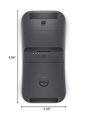 Dell Bluetooth Travel Mouse MS700, 4000 DPI, 2 Buttons | Bluetooth 5.0 LE, Touch Scroll, Swift Pair, AAA Batteries Included, 3 Year Advanced Exchange, Black - color: Black