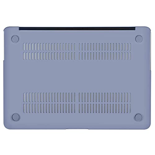 MOSISO Case Compatible with MacBook Air 13 inch A1369 A1466, Lavender Gray | Plastic Hard Shell & Keyboard Cover & Screen Protector Compatible with MacBook Air 13 (Older Version 2010 - end 2017) - color: Lavender Gray