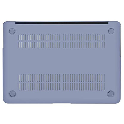 MOSISO Case Compatible with MacBook Air 13 inch A1369 A1466, Lavender Gray | Plastic Hard Shell & Keyboard Cover & Screen Protector Compatible with MacBook Air 13 (Older Version 2010 - end 2017) - color: Lavender Gray