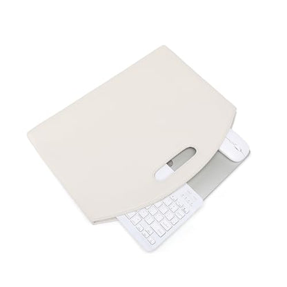 Official Document Computer Bag Stylishly Sleek with Multiple Compartments and Easy to Carry Design - color: French Oak/Pu