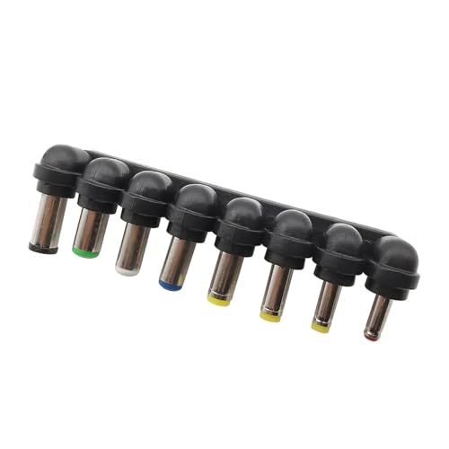 MIUYTRN 8Pcs/Set Universal AC DC Power Supply Charger Adapter Tips Jack Plug Connector Converter Notebook PC cuicui