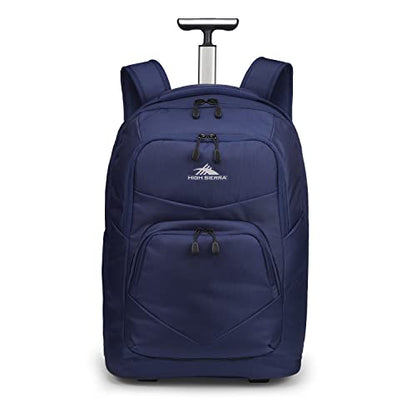 High Sierra Freewheel Pro Wheeled Backpack In True Navy - color: Navy Blue, size: 19.3" Height