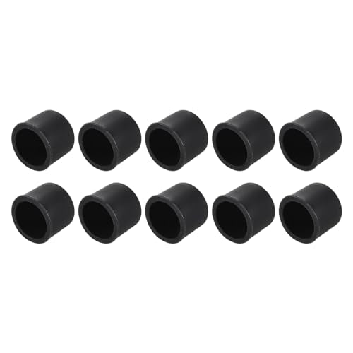 Anti Dust Cap Cover RCA Female Connector Socket Jack Plug Protector,[for Micro Female Port,for DVD Amplifier] - 10 x 8.5mm/Black /10 Pcs
