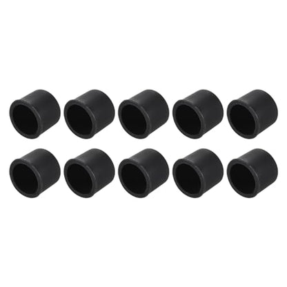 Anti Dust Cap Cover RCA Female Connector Socket Jack Plug Protector,[for Micro Female Port,for DVD Amplifier] - 10 x 8.5mm/Black /10 Pcs