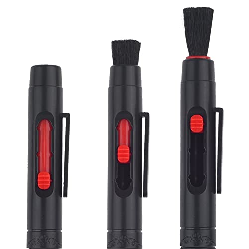 CamKix Camera Lens Cleaning Kit, Air Blower, 2-in-1 Lens Cleaning Pen | Cleaning Brush, Empty Spray Bottle, Lens Cleaning Paper Tissues and 5 Microfiber Cloths; No Liquid Included. - color: Without Fluid
