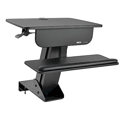 TRIPP LITE Sit Stand Desktop Workstation, Adjustable Standing Desk with Clamp (WWSSDC) - style: Desk-Clamp
