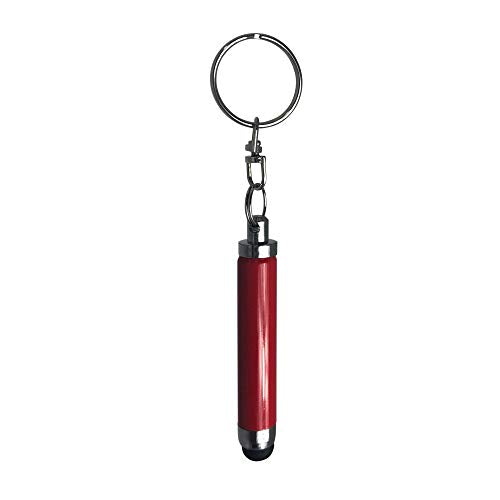 BoxWave Stylus Pen Compatible with Acer Chromebook 317 (CB317-1HT) - Bullet Capacitive Stylus, Mini Stylus Pen with Keyring Loop - Ruby