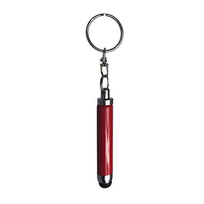 BoxWave Stylus Pen Compatible with Acer Chromebook 317 (CB317-1HT) - Bullet Capacitive Stylus, Mini Stylus Pen with Keyring Loop - Ruby