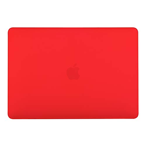 Se7enline for MacBook Pro 13 inch Case M2/M1 2026-2020 A2338,Red | Hard Shell Laptop Case Washable Keyboard Cover Skin Anti-Scratch Anti-Drop Heat Dissipation Full Port Access Slim Lightweight - color: Red