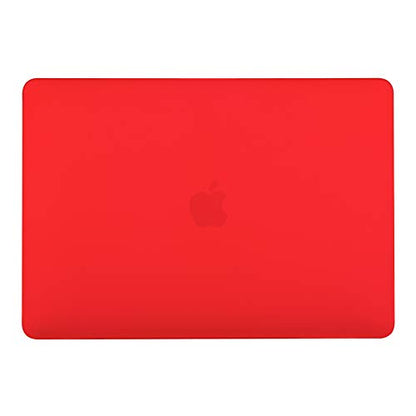 Se7enline for MacBook Pro 13 inch Case M2/M1 2026-2020 A2338,Red | Hard Shell Laptop Case Washable Keyboard Cover Skin Anti-Scratch Anti-Drop Heat Dissipation Full Port Access Slim Lightweight - color: Red