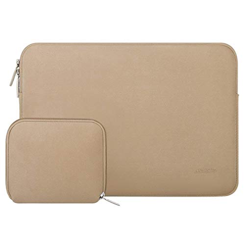 MOSISO Laptop Case 13.3 inch, 13-13.3 inch Laptop Sleeve with Small Case | Compatible with MacBook Air/Pro 13/Pro 14 M5 M4 M3 M2 M1, HP Dell ASUS Lenovo, Neoprene Computer Sleeve Bag, Apricot - color: Apricot, size: 13.3 inch