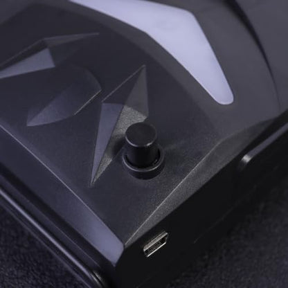 SHINEOFI USB Laptop Cooling Pad with Side Suction Air Draft Design, Black Plastic Computer Accessory Featuring Great Performance and Efficient Cooling for Enhanced Laptop Radiator Function