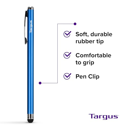 Targus Slim Stylus for Tablets and Smartphones, Metallic Blue (AMM1203US) - color: Metallic Blue, style: Slim Stylus