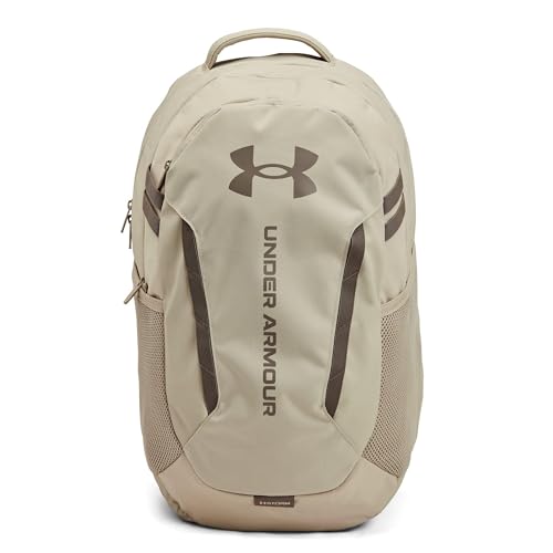 Under Armour Unisex-Adult Hustle 6.0 Backpack, (289) Khaki Base/Khaki Base/Taupe Dusk, One Size Fits Most - color: (289) Khaki Base / Khaki Base / Taupe Dusk, size: One Size