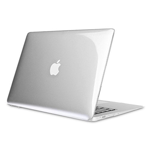 Fintie Case for MacBook Air 13 Inch - Fits Previous Generations A1466 / A1369 (Not Fit MacBook Air 13 with Touch ID A2337 (M1) / A2179 / A1932), Slim Snap On Hard Shell Protective Cover, Crystal Clear