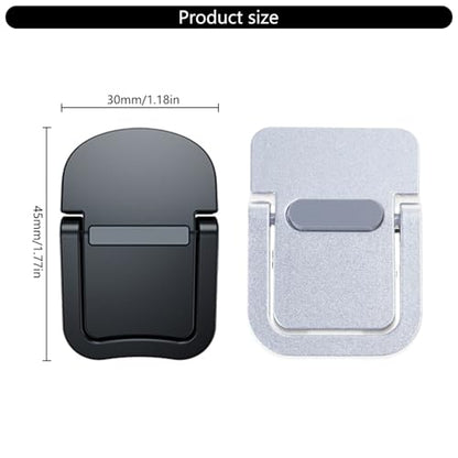 2PCS Foldable Laptop Stand Portable Notebook Holder Adjustable Cooling Bracket for Tablet - color: Silver Single Frame