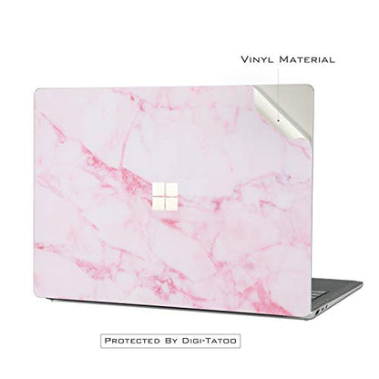 Ultra Thin Protective Cover Skin Decal Sticker for Microsoft Surface Laptop 5 (2022 Release)/Laptop 4, Easy Apply, Anti-Scratch, Residue Free Vinyl Skin [Pink Marble] - color: Pink Marble, size: Surface Laptop5/4/3-13.5''