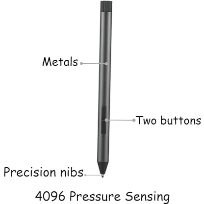 Digital Pen 2 for Lenovo Digital Pen 2,Compatible with Lenovo IdeaPad Flex 5/7 Series,Yoga 6/7/9 Serise,ThinkPad X/X1/L/P Serise,ThinkBook 13x G2 IAP-21AT (Grey)