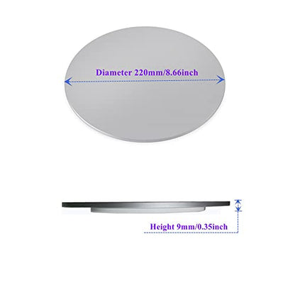 Aluminum 360° Rotation Monitor Swivel Base for Computer Screen Monitor | Turntable Stand Flat Panel TV Rotating Mat for iMac Laptop Potted Plants Arts Crafts Products Display Stand