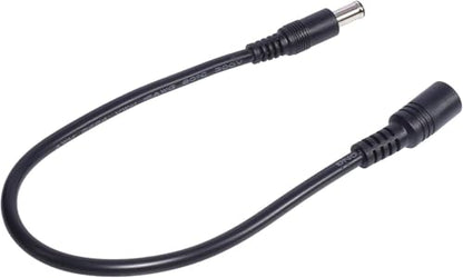 Black DC6.5x4.4mm Extended Line Power Cable 6.5x4.4mm for Notebook Short Extension Cord 18AWG 120W DC6044 Power Supply Cord Power Cords Cables (30cm)